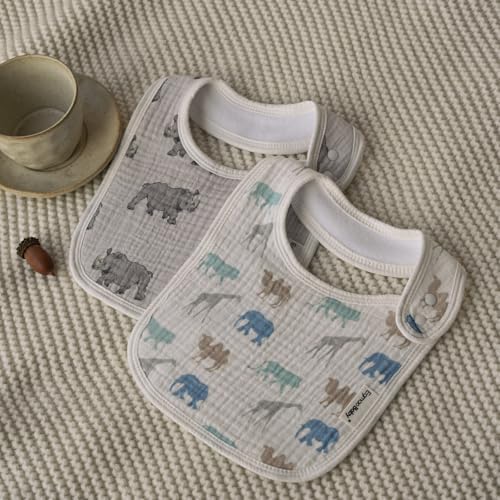Muslin Baby Bibs for Drooling and Teething, Bibs for Boys Girls - Image 7