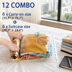 Compression Bags for Travel Essentials, Roll Up Bags No Vacuum Needed - Image 2