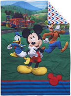 Disney Mickey's Big Adventure Blue, Fitted Bottom Sheet, Flat Top Sheet - Image 2