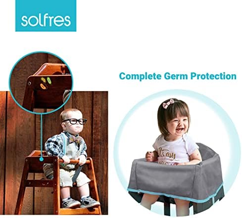Dual-Belt Baby High Chair Cover, Lead & Phthalate Free, Sturdy and Robust - Image 3