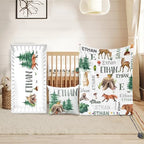 Custom Woodland Animals Crib Bedding Set by Duckbe