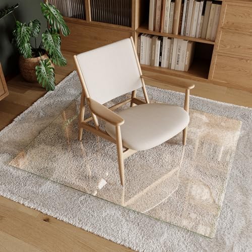 Koonmi Tempered Glass Chair Mat 40"x48" - Image 4