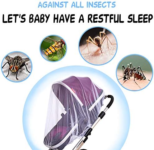 Sysmie 2 Pack Baby Stroller Mosquito Net, Durable Mesh Protection - Image 3