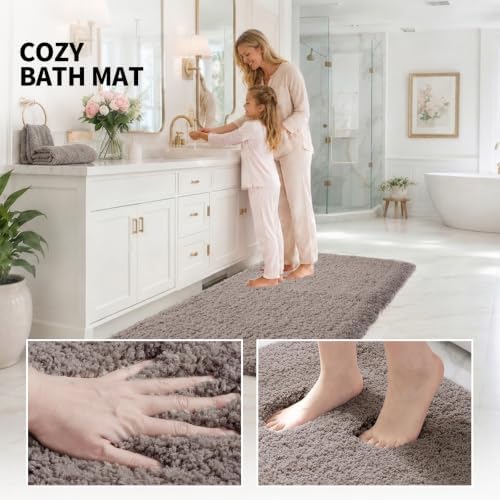 ILANGO Bathroom Rugs 24" × 17", Extra Soft Absorbent Microfiber Bath Rugs - Image 5
