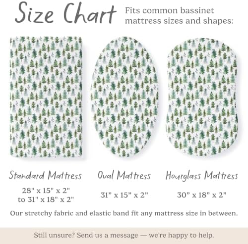 Sorrel + Fern Baby Bassinet Sheets 2-Pack - Image 5