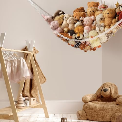Stuffed Animal Storage Hammock Net Corner - Image 4