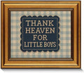 Vintage Gold Framed Vintage Nursery Wall Art Baby Boy Nursery Wall Art by Unknown