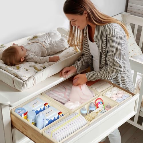 DIMJ Drawer Organizer Clothes, 12 Pack Dresser Organizer, Foldable Closet - Image 3