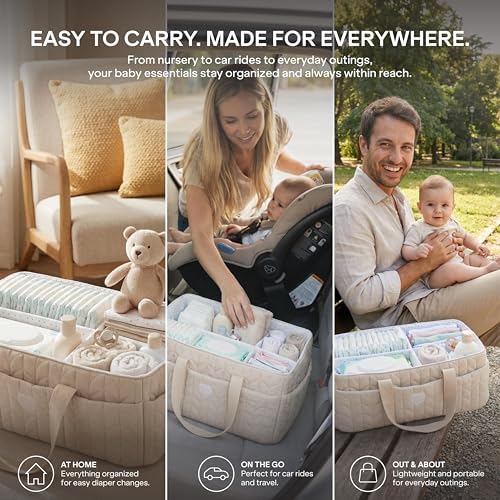 Koala Babycare Baby Diaper Caddy Organizer - Image 3