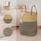 JMvicyroam 100L Cotton Rope Laundry Basket Hamper - Image 6