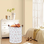 Kids Laundry Hamper, Flower Laundry Basket Collapsible Girls Storage Baskets - Image 3