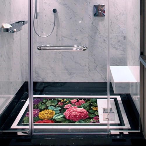 Shower Mat Bathtub Mat, 26.8x15.1 inch, Non-Slip Bath Mat - Image 6