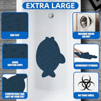 Non-Slip Bathtub Mat ZHICHENG Soft Rubber Bathroom Bathmat - Image 3