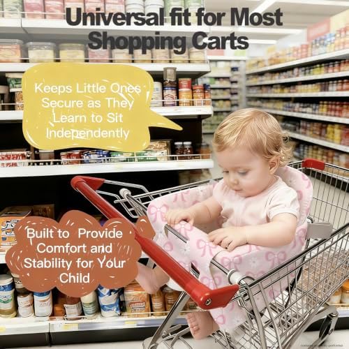 Padded Shopping Cart Cover for Baby, High Chair Cover for Restaurant Seat - Image 5