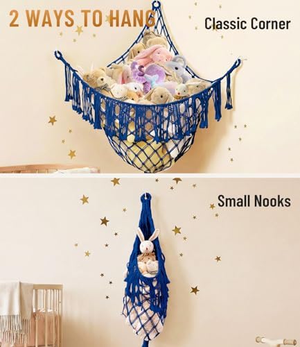 Lare Stuffed Animal Storage Hammock Corner Net - Image 4