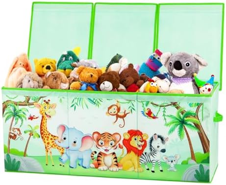 decalsweet Large Toy Box Collapsible Chest Organizer by Decalsweet