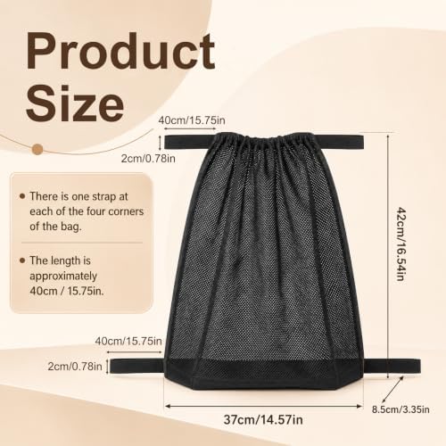 Universal Stroller Organizer Bag Polyester Mesh Stroller Storage Net Bag - Image 2