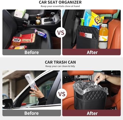 FrgKbTm 2Pack Car Seat Back Organizer, Waterproof Car Backseat Organizer - Image 2