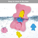 Soft Infant Bath Sponge, Baby Bath Mat Newborn - Image 3
