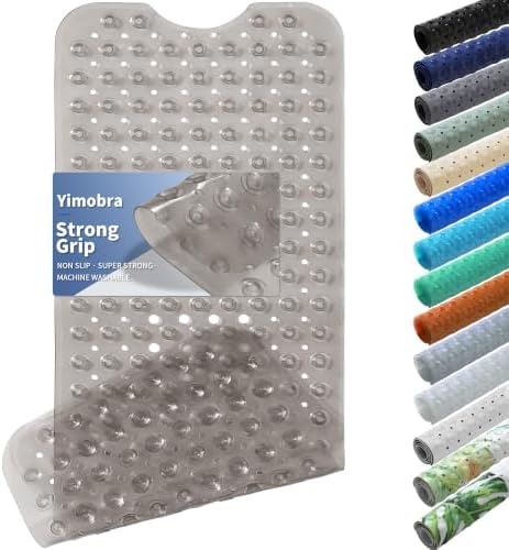 Yimobra Non Slip Bathtub Mat 40x16, Extra Long Bath Mat by Yimobra