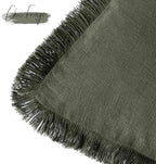 Foindtower Decorative Linen Fringe Throw Pillow Covers Cozy Boho Farmhouse - Image 3