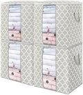 Storage Bags 4 Pack 100L Clothes Organization and Storage Containers by WiseLife