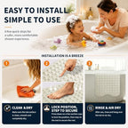 Yimobra Non Slip Bath Mat for Tub 40x16, Extra Long Bath Tub Mat - Image 4