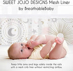 Sweet Jojo Designs + BreathableBaby 2-Piece Breathable Mesh Crib Liner Set - Image 3