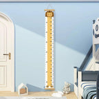 Canvas Baby Kids Growth Chart, Lion Height Measurement Wall Hanging Ruler - Image 4