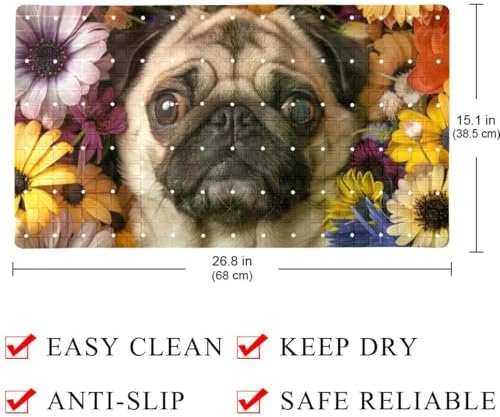 Baby Bath Mat Non Slip 26.8"x15.1" Bathtub Mat - Image 3