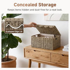 StorageWorks Scalloped Wicker Basket - Image 4