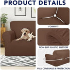 PureFit Waterproof Loveseat Couch Cover Slipcovers - Image 4