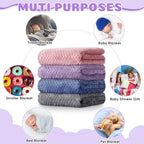 Reginary 4Pcs 30x40 Baby Blanket Fuzzy - Image 6