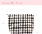 PAZIMIIK Makeup Bags for Purse Zipper Cosmetic Pouch Large Travel Canvas Make - Image 2