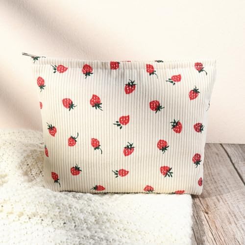 SOIDRAM 2 Pcs Cute Makeup Bag Large Cosmetic Bag Toiletry Bag Makeup Pouch - Image 5