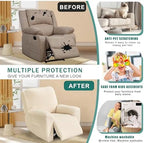 NILUOH Stretch Recliner Covers 4 Piece, Non-Slip Lazy Boy Chair Covers - Image 5