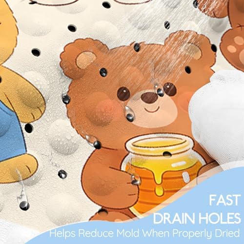 Kids Bathtub Mat, Non Slip Cartoon Bath Mat - Image 4
