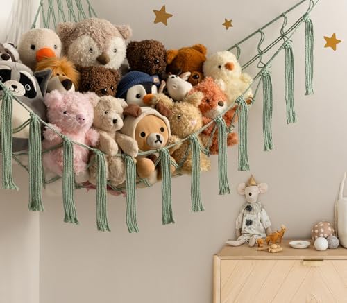 mirolam Stuffed Animal Storage Hammock or Net - Image 2