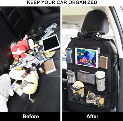 ONE PIX Backseat Car Organizer Mats Back Seat Organizers and Storage Bag - Image 5