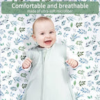 GUNTAIL Baby Crib Sheets for Boys Girls, 2 Pack Fitted Crib Sheet for Standard - Image 2