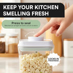 Bop Top Airtight Food Storage Containers | Pop-Top Lid | 3.5 Cups / 28 Oz - Image 7