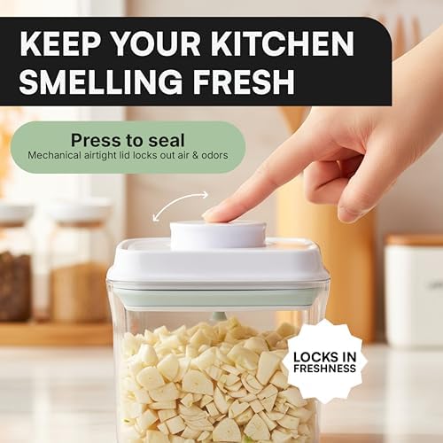 Bop Top Airtight Food Storage Containers | Pop-Top Lid | 3.5 Cups / 28 Oz - Image 7
