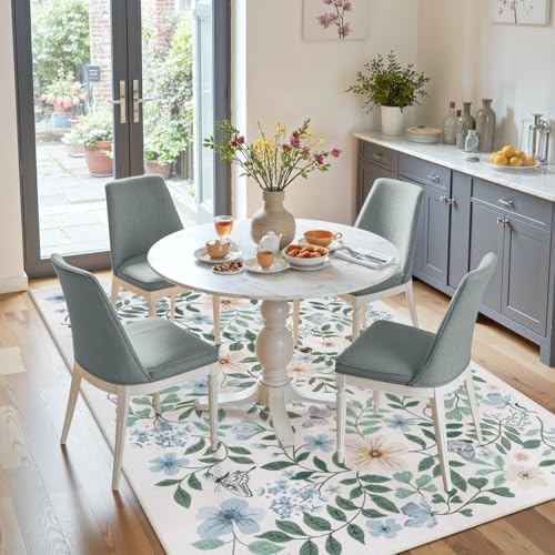 Lahome Blue and Green Boho Rugs - Image 2