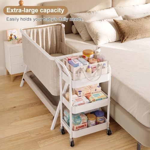 3 Tier Baby Diaper Caddy Cart - Image 7