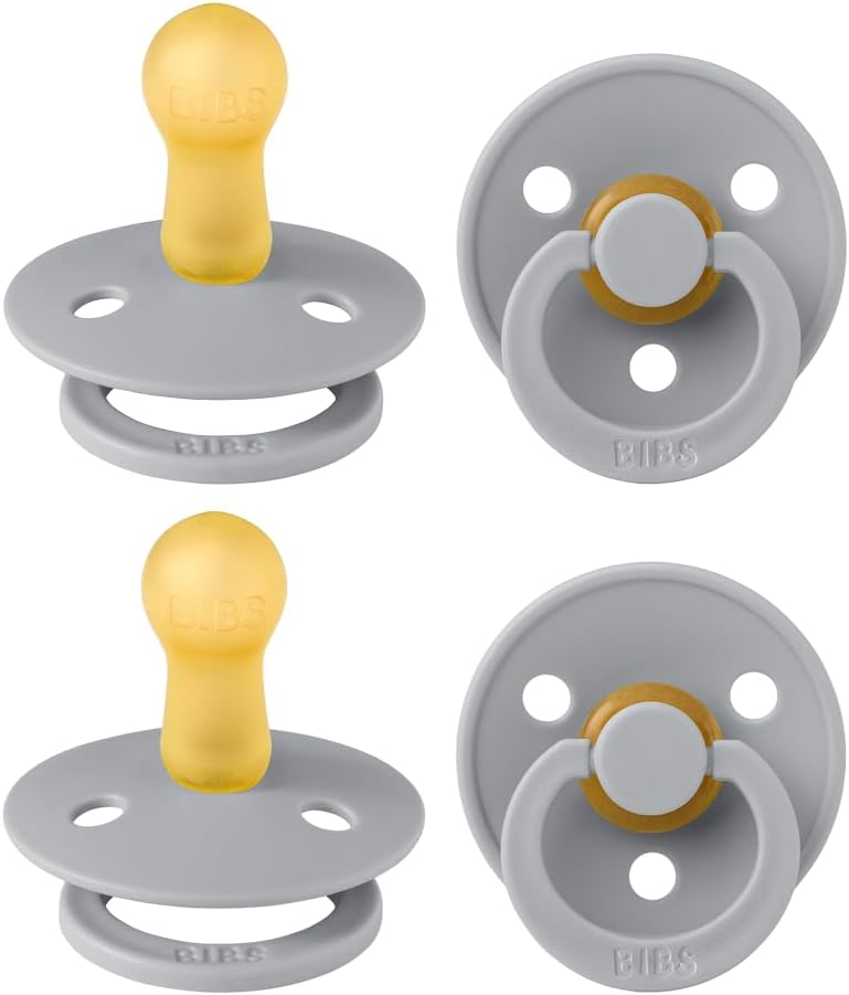 BIBS Colour Pacifier, 6-18 Months, Round Nipple by BIBS