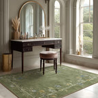Washable Bedroom Area Rugs 4X6: Small Living Room Rug Non Slip Throw Carpet - Image 6