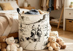 Baby Laundry Hamper kids laundry Basket Waterproof Laundry Bag - Image 3