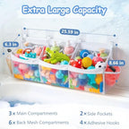 Criusia 2 Pack Extra Large Bath Toy Organizer - Image 2