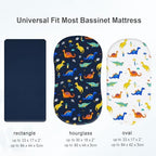 david's kids 3 Pack Bassinet Sheets, Ultra Soft Breathable Comfortable Baby - Image 6