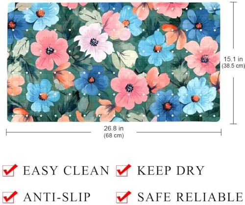Shower Mat Bathtub Mat, 26.8x15.1 inch, Non-Slip Bath Mat - Image 4